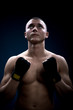 portrait of a young boxer