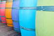 colored barrels
