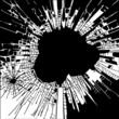 broken glass vector