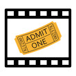 Cinema film and ticket