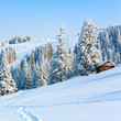 winter mountain landscape