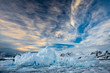 Beautiful snow-capped mountains