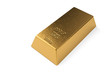 Gold bullion isolated on a white background Gold bullion isolated on a white background
