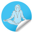 yoga sticker