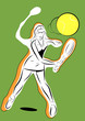 femme joueuse de tennis femme joueuse de tennis