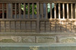 traditional wall of Japanese-style house, shrine