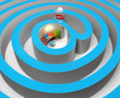 3d small people - internet a labyrinth