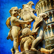 Piza - Italian landmarks series -artistic styled picture Piza - Italian landmarks series -artistic styled picture