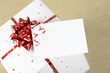 Gift box with a note