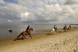 Reiter am Strand von Sylt