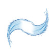 Water splash shape