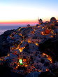 A late evening at Oia village