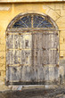 Weathered old front door, Valletta, Malta, Europe