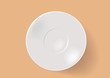 Saucer on a pink background
