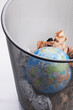Planet Trashed In a Paper Dustbin