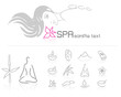 woman spa treatment beauty icon