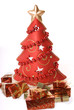 red christmas tree