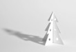 Christmas tree isolated on white