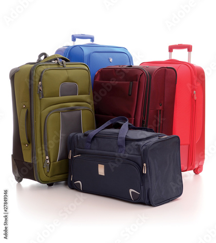 Foto: Suitcase isolated on white background Suitcase isolated on white background