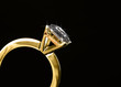 Macro diamond ring