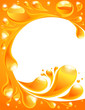 Orange splash Orange splash