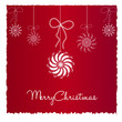Vektor: red merry christmas background red merry christmas background