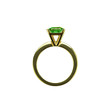 Isolated emerald ring