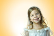 Girl in Wedding Dress & Veil