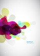 abstract colored background with circles.