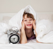 girl wakes up