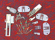 Assortment Sewing Machine Attachments Fabric