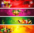 christmas banner vector
