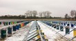 Photovoltaik Anlage im Aufbau