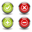 Buttonset Plus/Minus Ja/Nein