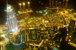 Panorama of down town Dubai city - UAE