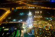 Panorama of down town Dubai city - UAE