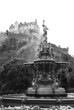 Fontaine devant le Chateau d'Edimbourg