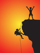 rock climbing