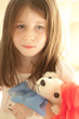 Girl with a toy Girl with a toy