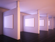 Modern gallery of art.