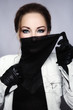 Beautiful woman biker