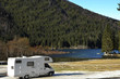 Photo: RV Parked At The Lake RV Parked At The Lake