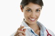 Doctor holding medicine device