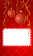 Vector greeting card with copy-space