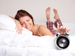girl wakes up