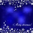 christmas background with snowflakes and defocused lights christmas background with snowflakes and defocused lights