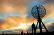 The globe at Nordkapp, Norway The globe at Nordkapp, Norway