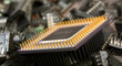 pile old electronic chip pile old electronic chip