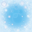 Frame with snowflakes and frosty patterns Frame with snowflakes and frosty patterns