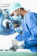 Medical personnel in operating room